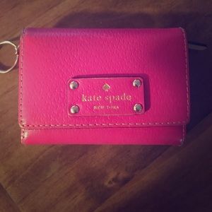 Kate Spade mini keychain wallet