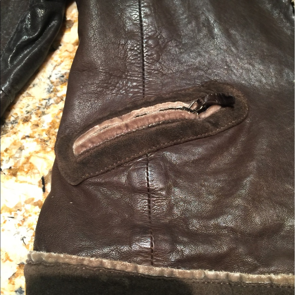 Emporia Armani genuine leather jacket - Picture 4 of 8