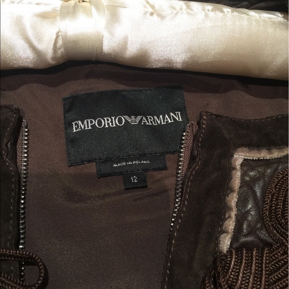 Emporia Armani genuine leather jacket - Picture 6 of 8