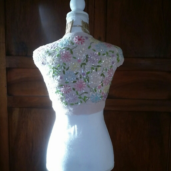 Nanette Lepore sequin capelet XS - Picture 3 of 3