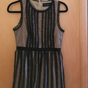 Black and Cream lace dress