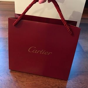 Cartier small shopping bag. Classic Cartier.