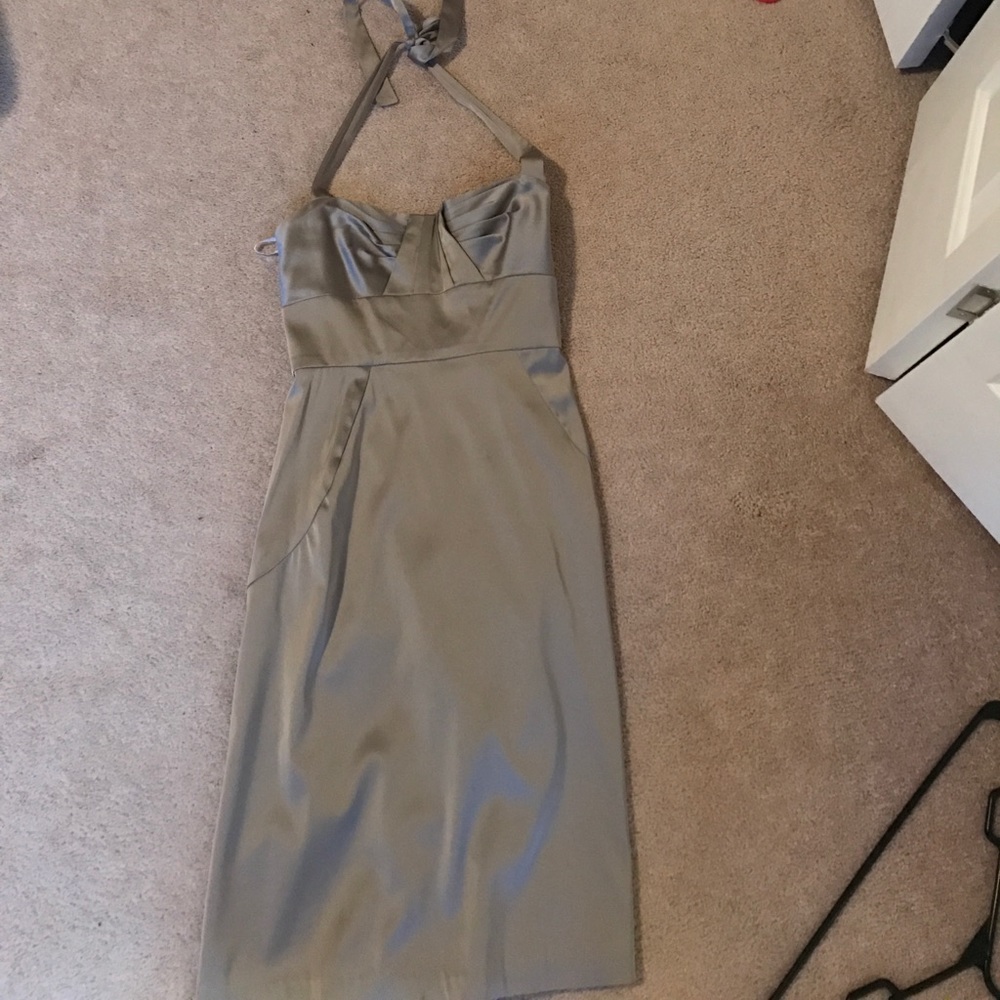 New silver dress bought at Macy's