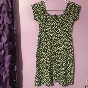 Floral print babydoll dress size large