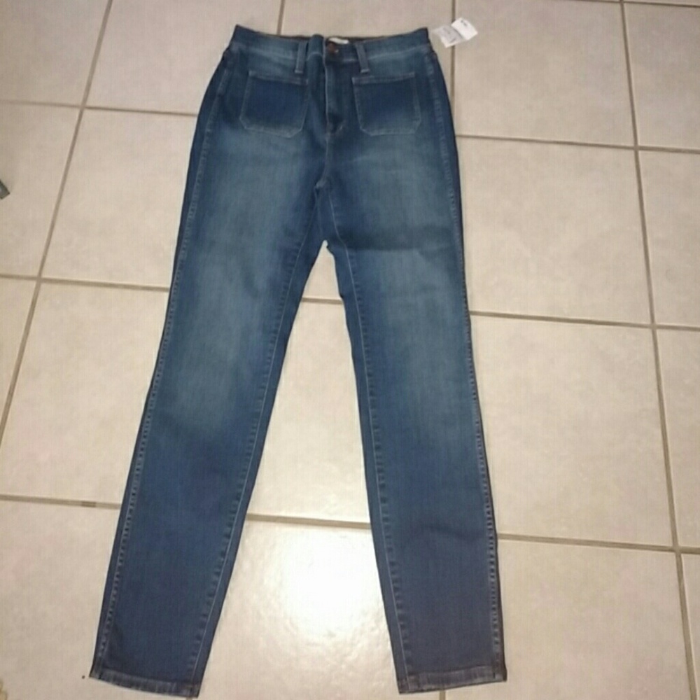 Madewell high waisted sailor skinny jeans 29 flash