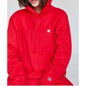 Champion Red Hoodie