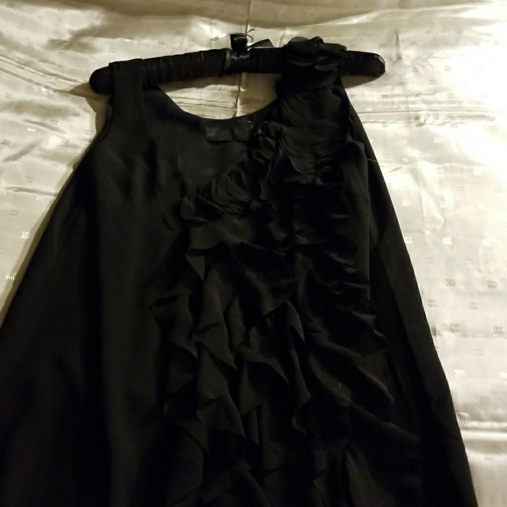H&M black sheer dress