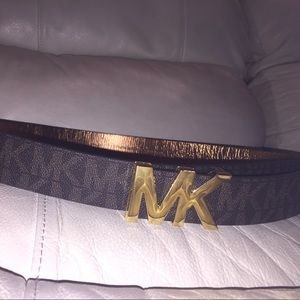 Gold Buckle Michael Kors Belt