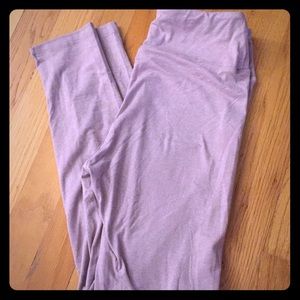 LulaRoe OS Leggings-Lavender Mauve NWT
