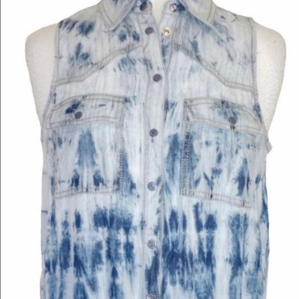 Tie die Guess shorts romper