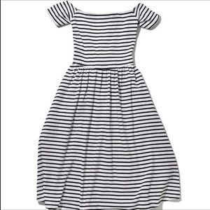 Who What Wear for Target striped Bardot dress