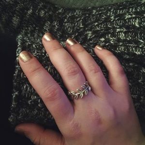 Sterling Silver Pandora Wreath Ring