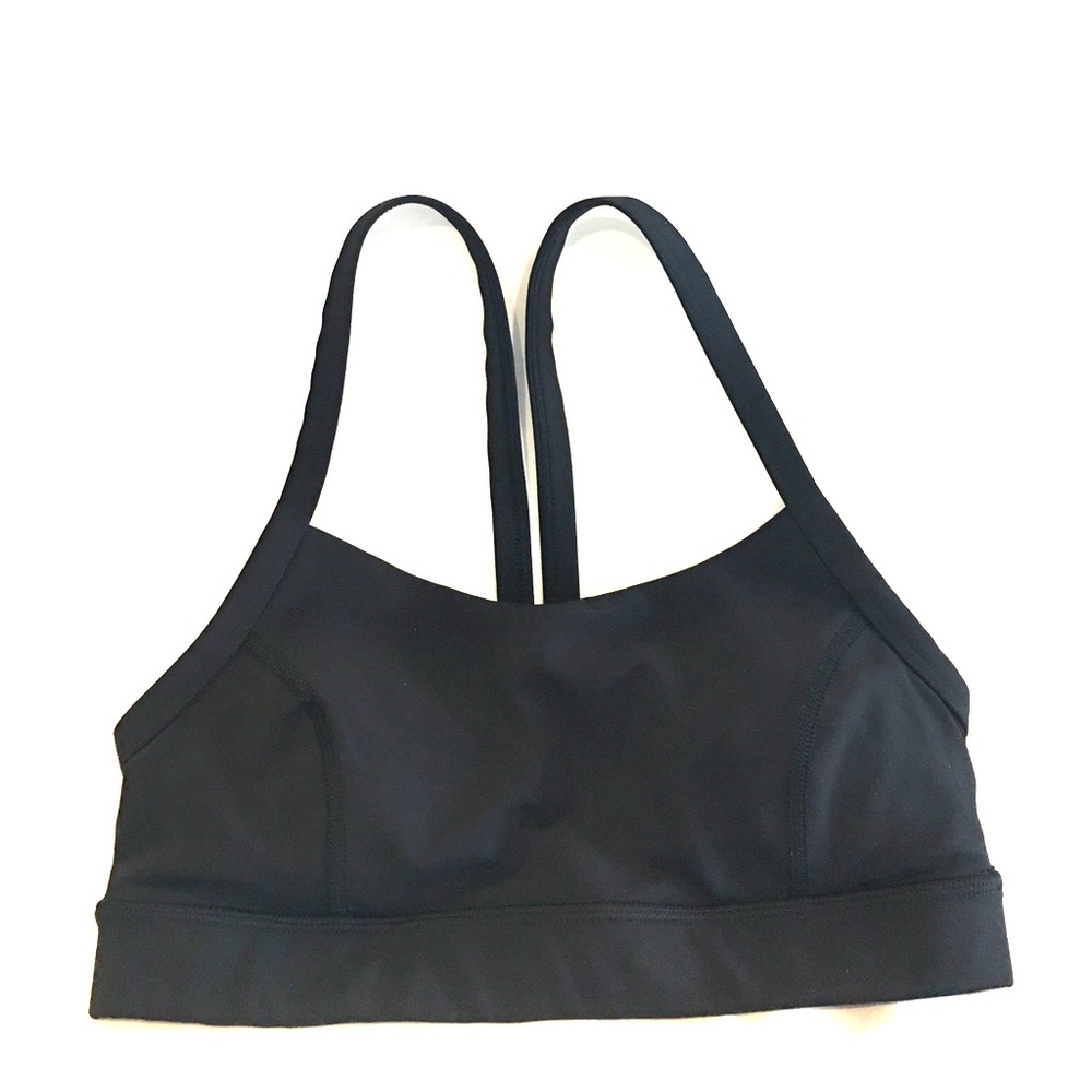 Lulu lemon black Rise and Run Bra size 4