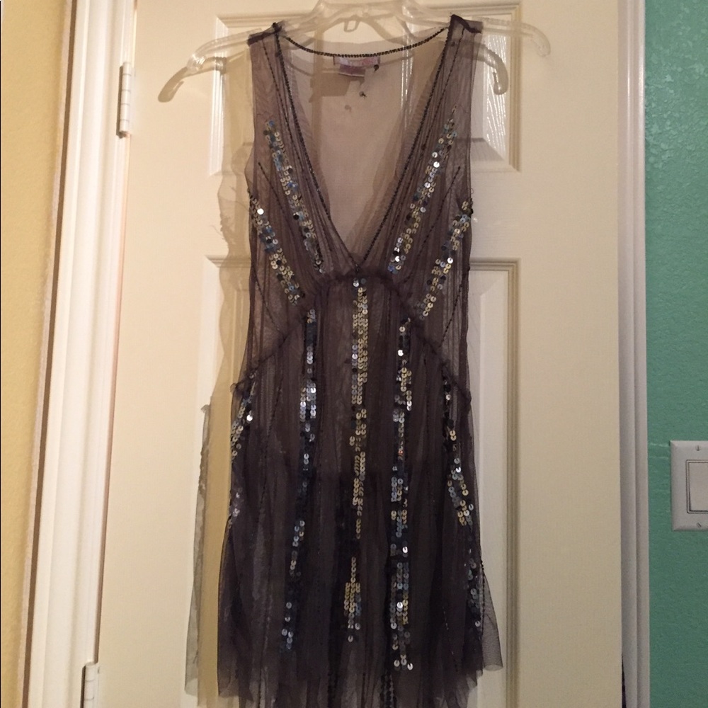 Agaci Sheer Tulle Tunic