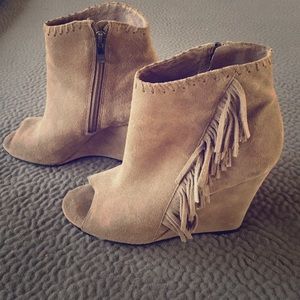 Vince Camuto fringe bootie