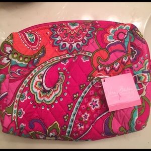 Pink Vera Bradley Cosmetics Bag