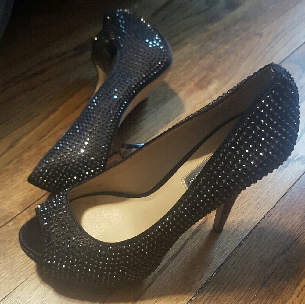Black Diamond studded heels