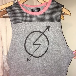 Crop top/ muscle tee