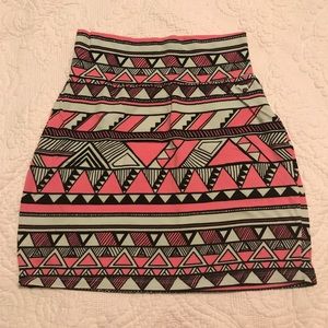 Tribal Print Skirt