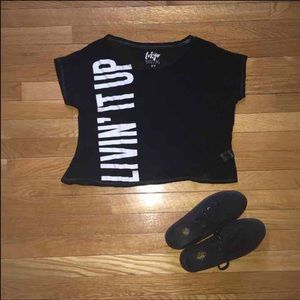 "Livin' It Up" Cropped Top