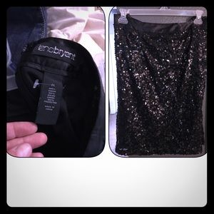 Lane Bryant sequined pencil skirt size 24 plus.