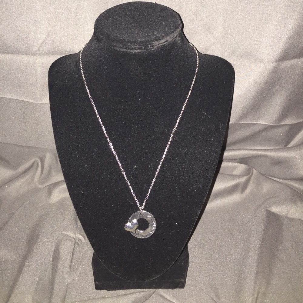 🌟B2G1F🌟 Silver "I love you more" necklace