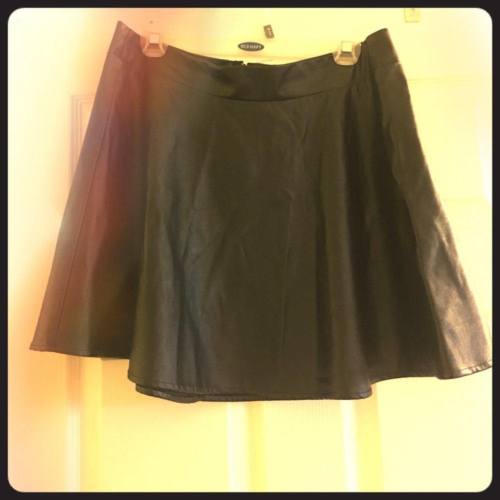 SOLD Charlotte Russe Faux Leather Skater