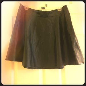 SOLD Charlotte Russe Faux Leather Skater