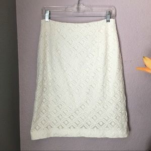 Antonio Melani Lace pencil skirt