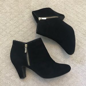 Black Suede BCBG Booties