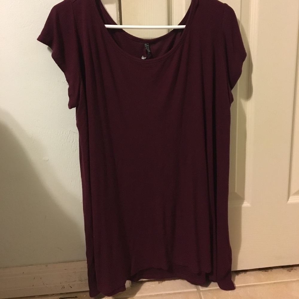 Wine T Shirt Dress