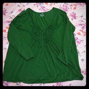 Long Sleeve Ruffle T-Shirt