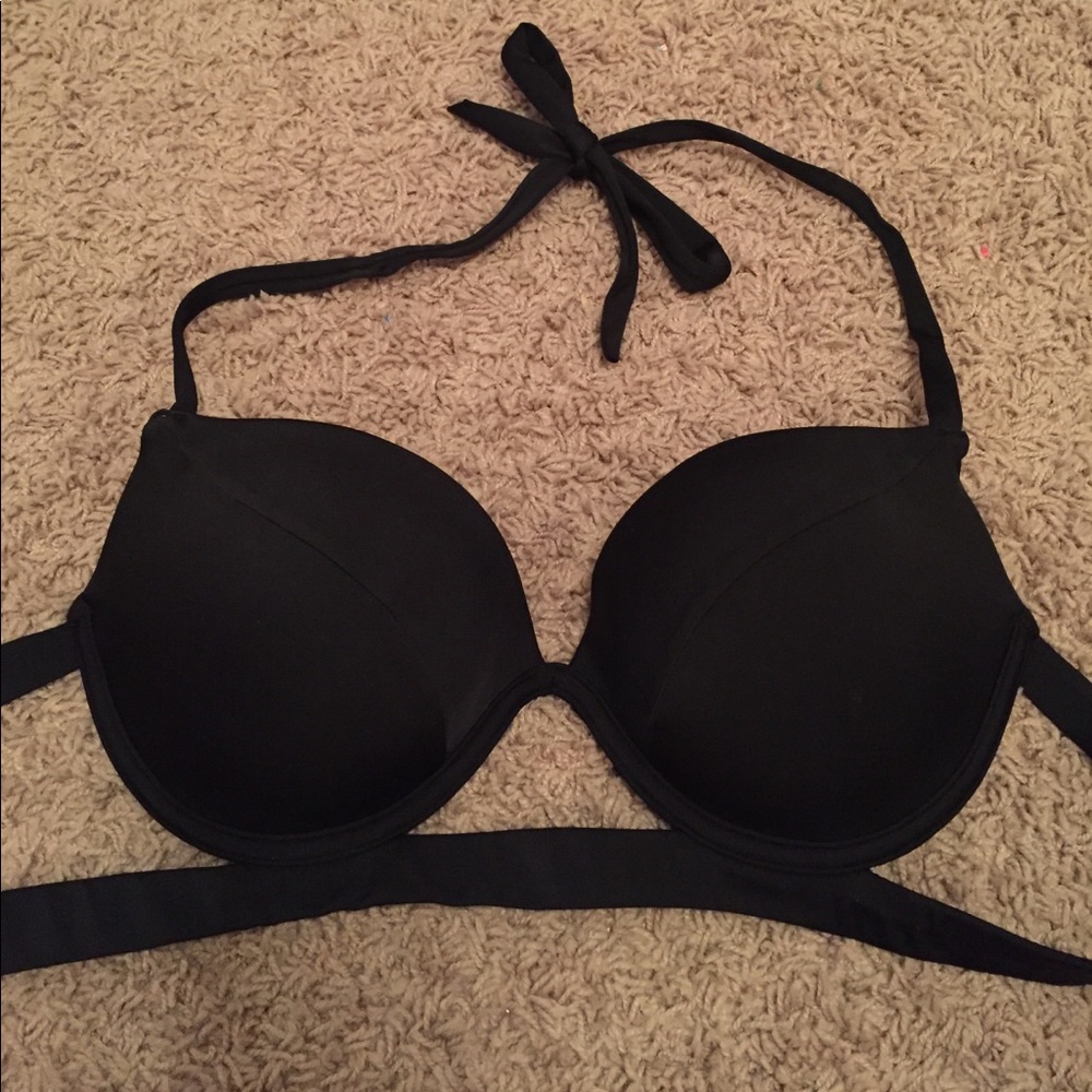 Victoria secret black push-up swim