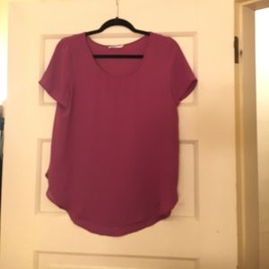 Purple tulip blouse