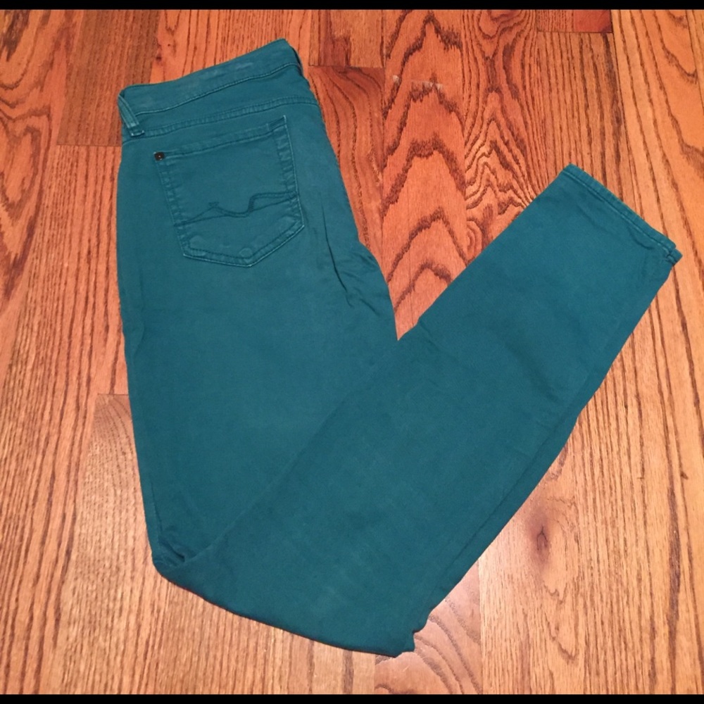 Sevens - Green Skinnies