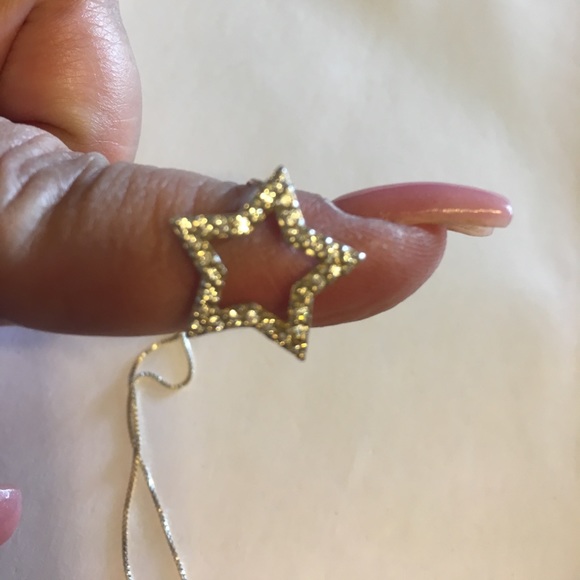 Sterling silver chain and star charm - Picture 4 of 4