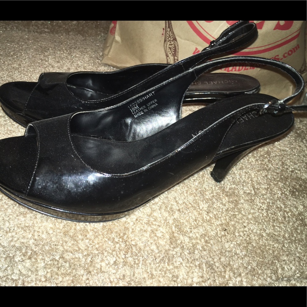 Black heels