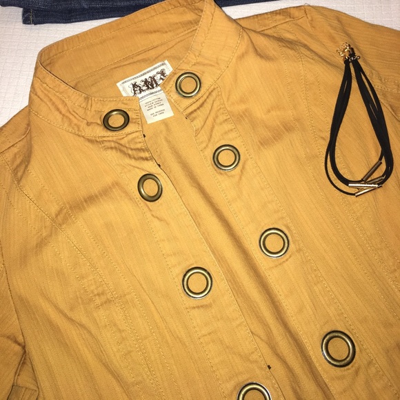 AMX light cotton jacket with jean feel 👌 - Picture 2 of 4