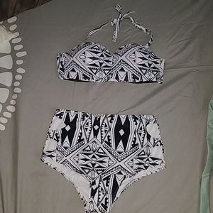 High waisted bikini