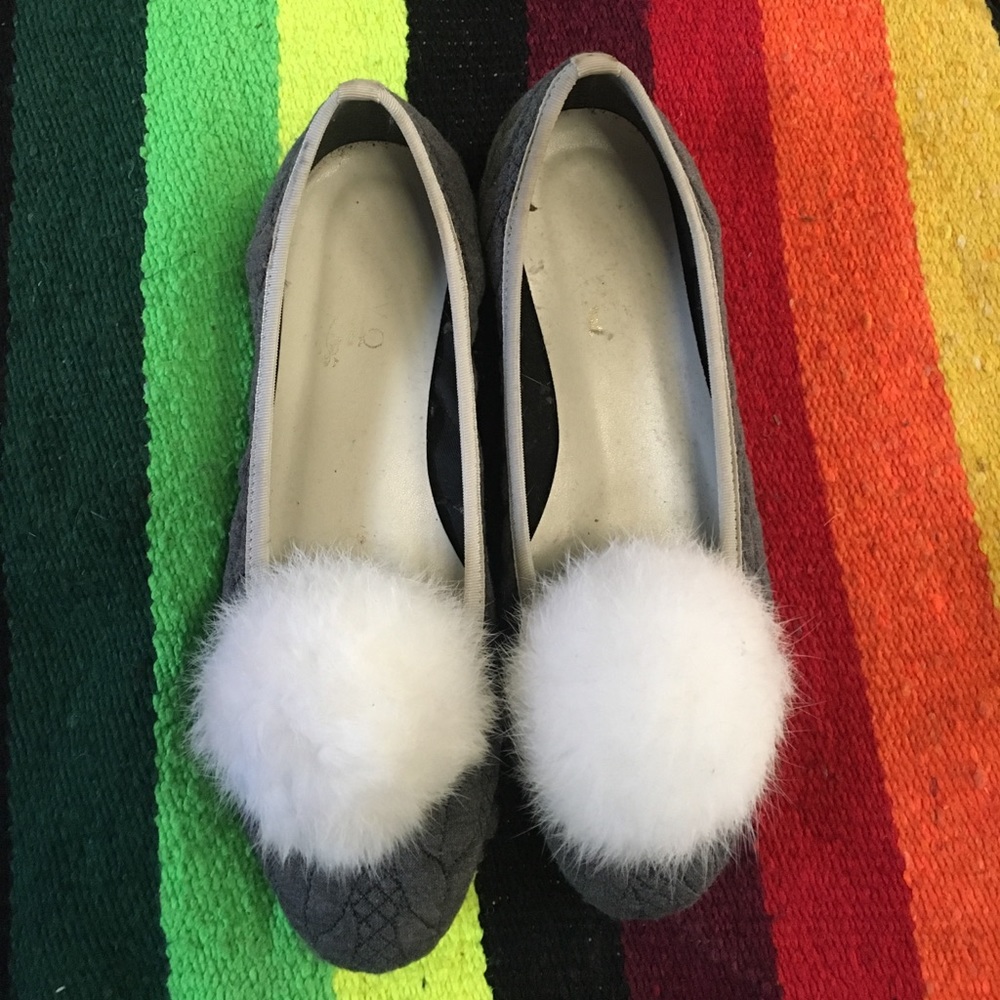 Cute fluffy flats from Japan