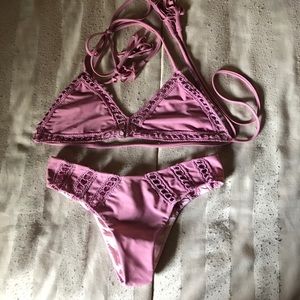 Acacia Swimwear Bikini Set - Orchid