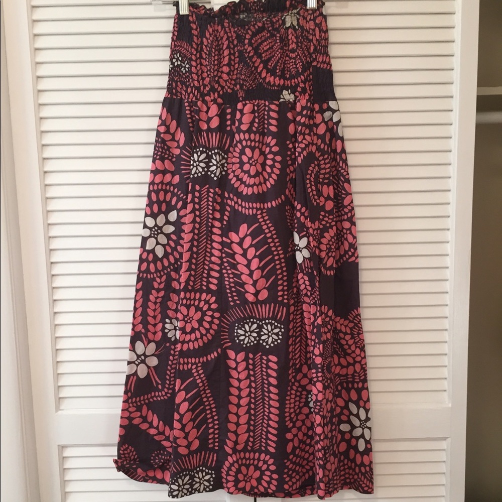 Anthropologie boho midi dress