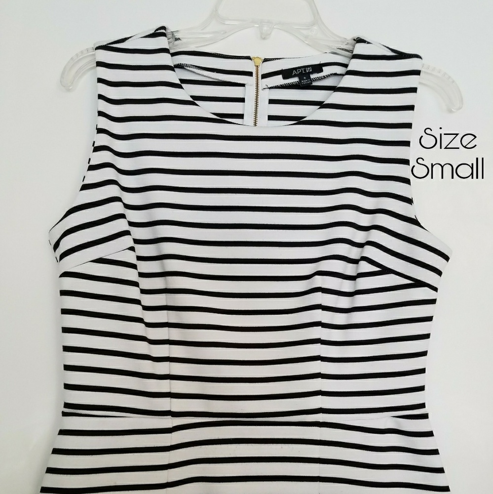 Striped Peplum Top