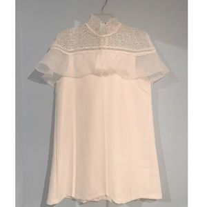 Beautiful white dress short