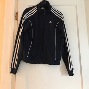 adidas track jacket -Navy/White