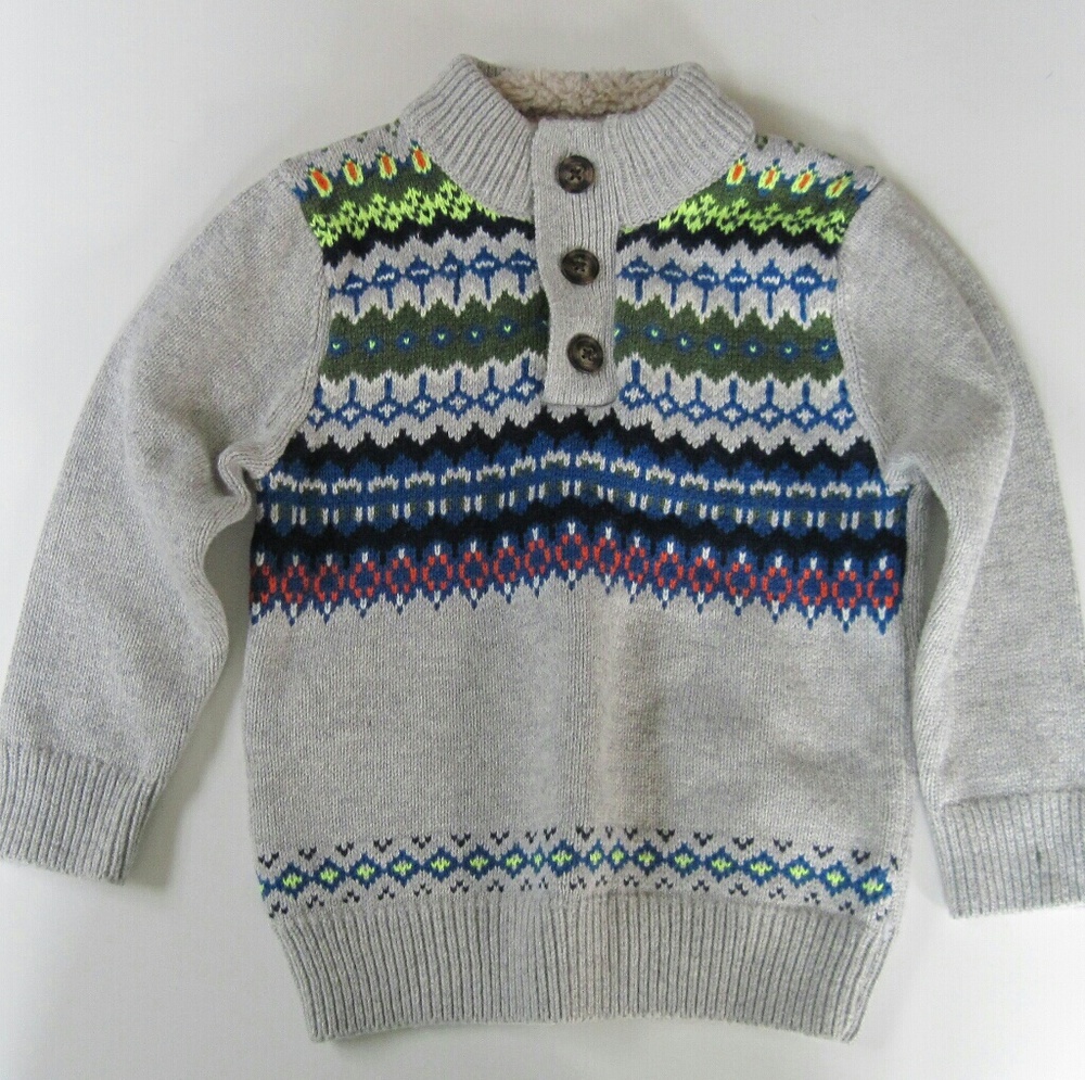 Colorful Boys Gap Fair Isle Sweater