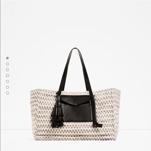 Zara tote bag ☁️ Super Soft ☁️