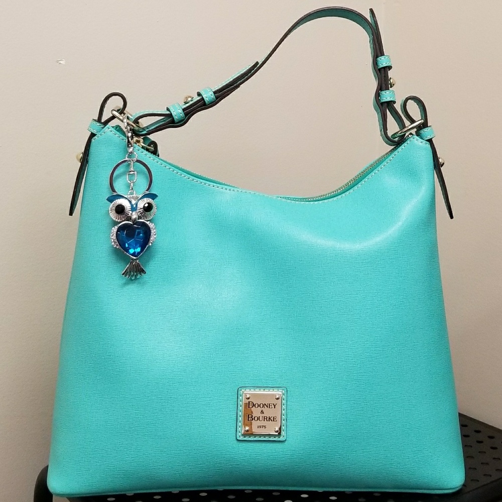 **SOLD**  Dooney & Bourke Seafoam Hobo EUC - Picture 6 of 8