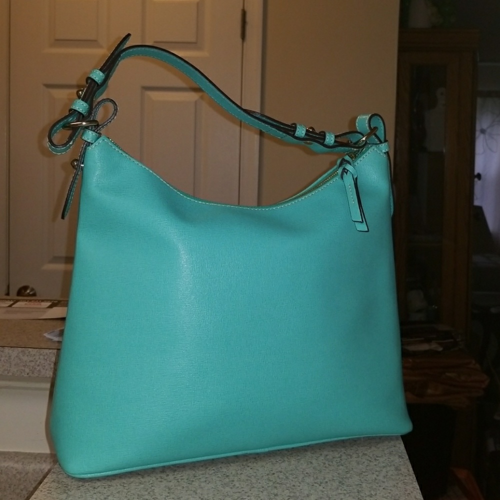 **SOLD**  Dooney & Bourke Seafoam Hobo EUC - Picture 8 of 8