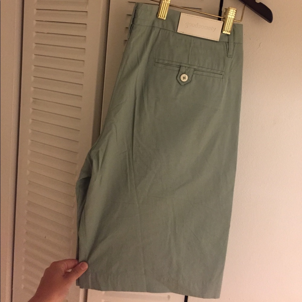 Green shorts